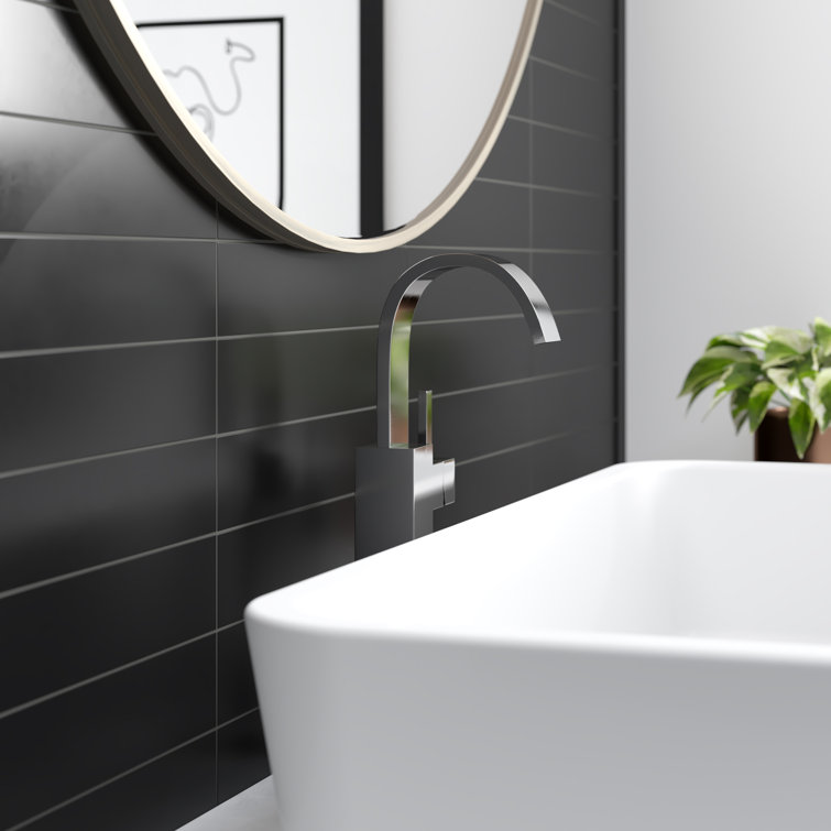 753LFSS,CZ Delta Vero Vessel Sink Bathroom Faucet with DIAMOND™ Seal